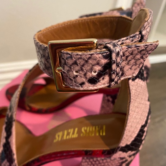 Paris Texas Pitone Rosso sandal NWT - Picture 6 of 8